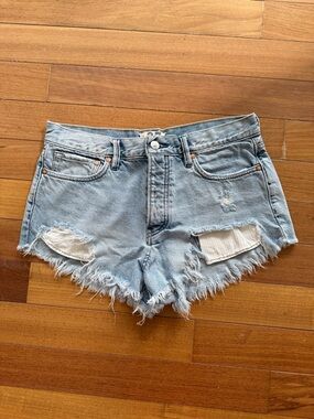 Free People denim shorts